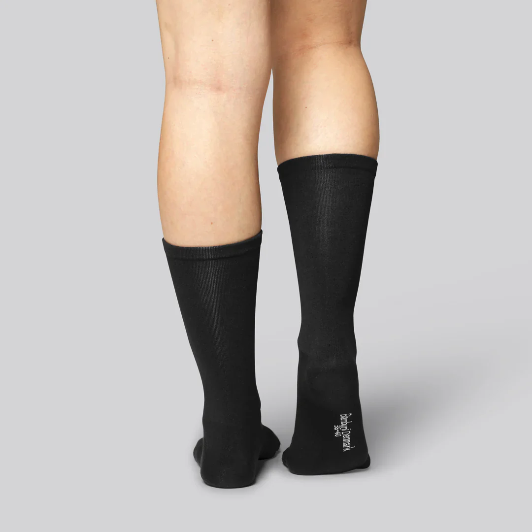 Bambus strømper uden elastik i sort til kvinder 15-pak - Image 4