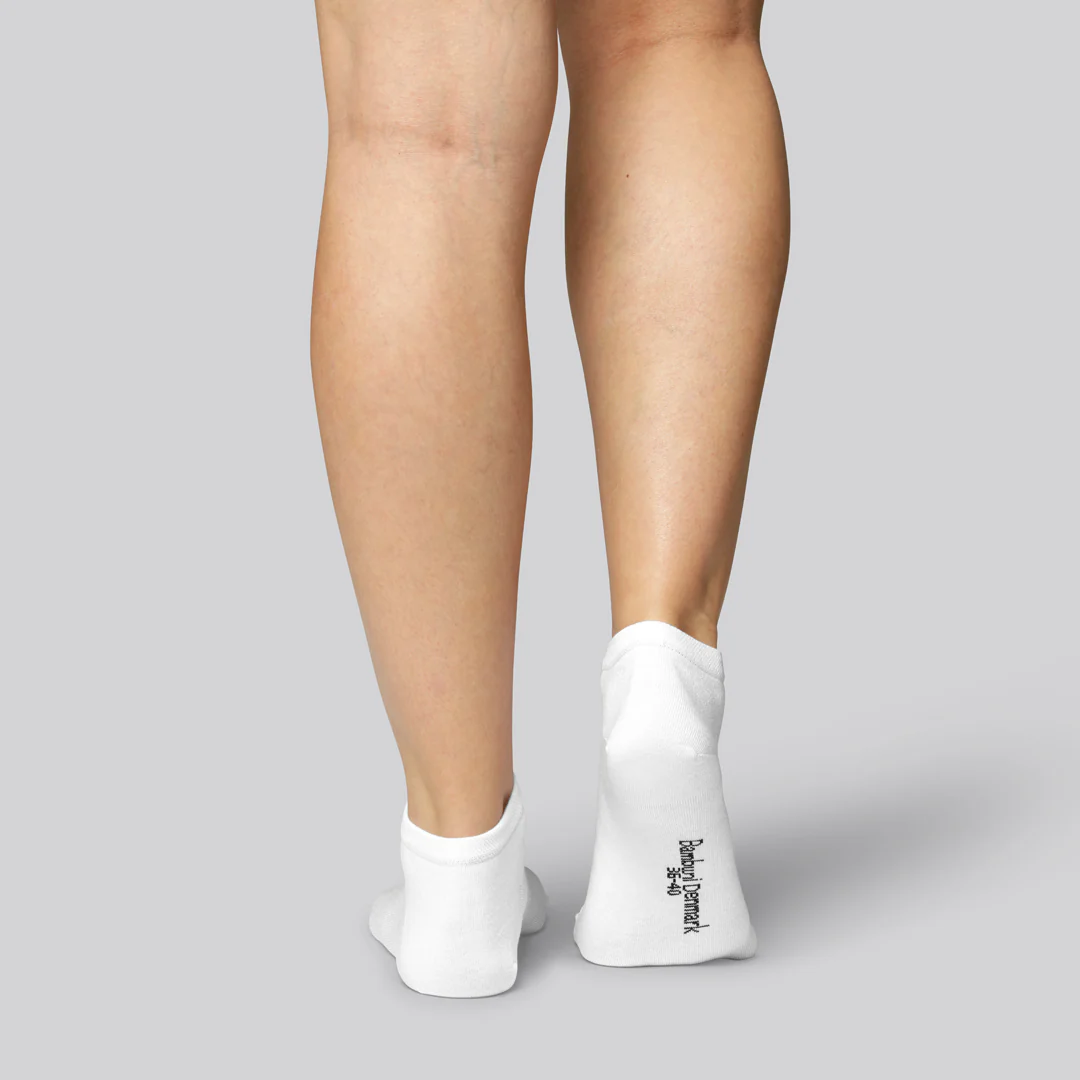 Bambus ankelstrømper i hvid til kvinder - Image 3