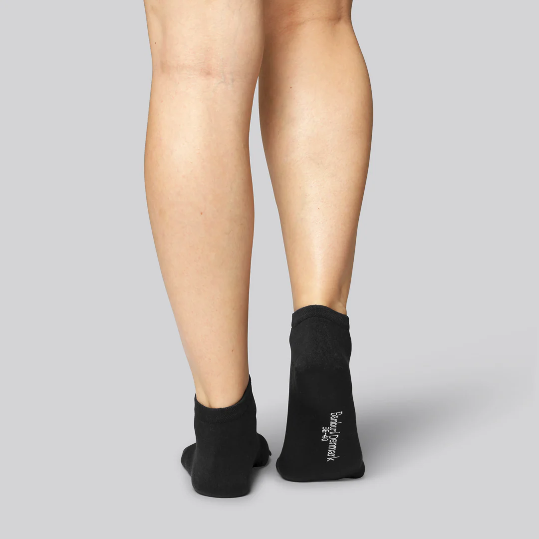 Bambus ankelstrømper i sort til kvinder - Image 3