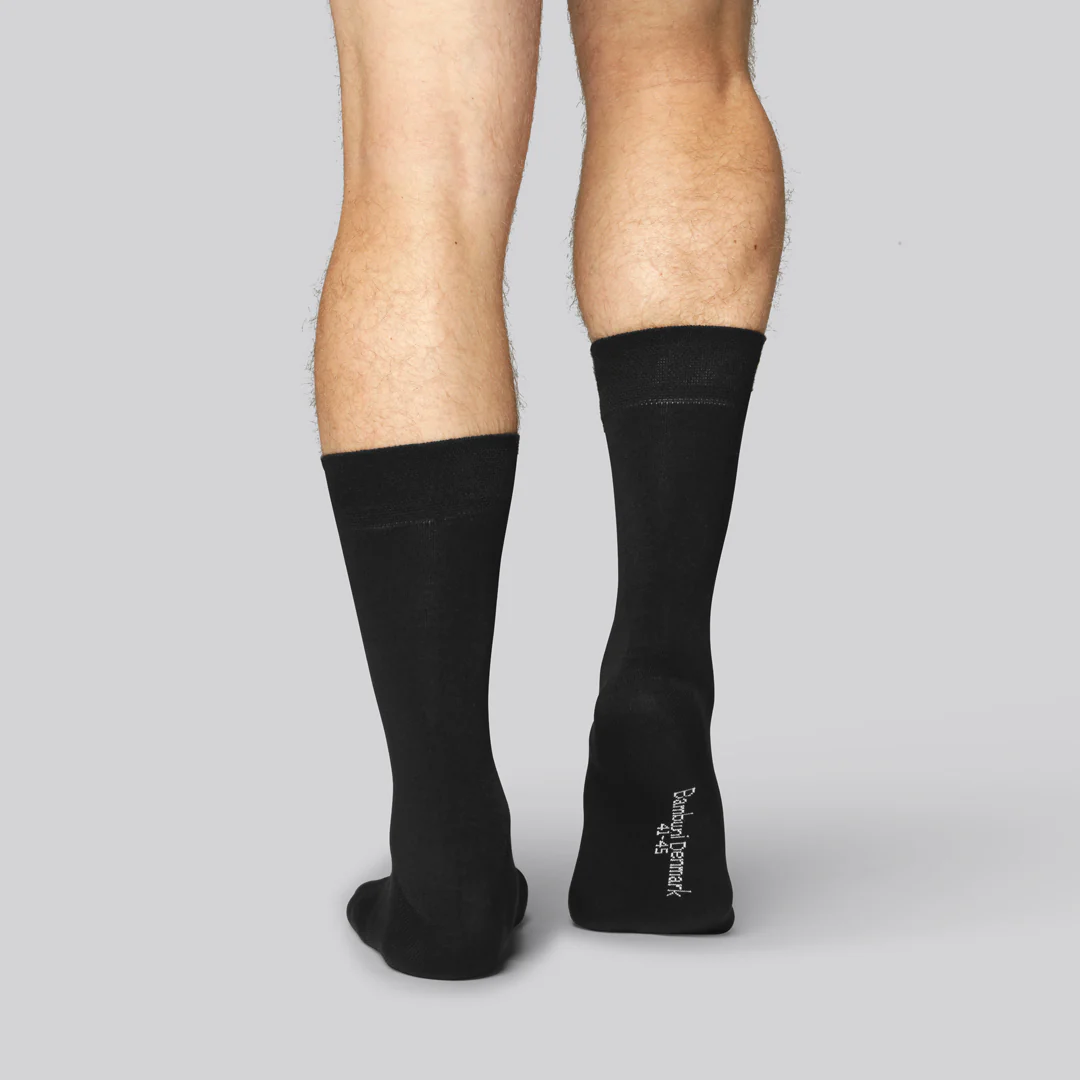 Bambus strømper i sort til mænd - Image 3